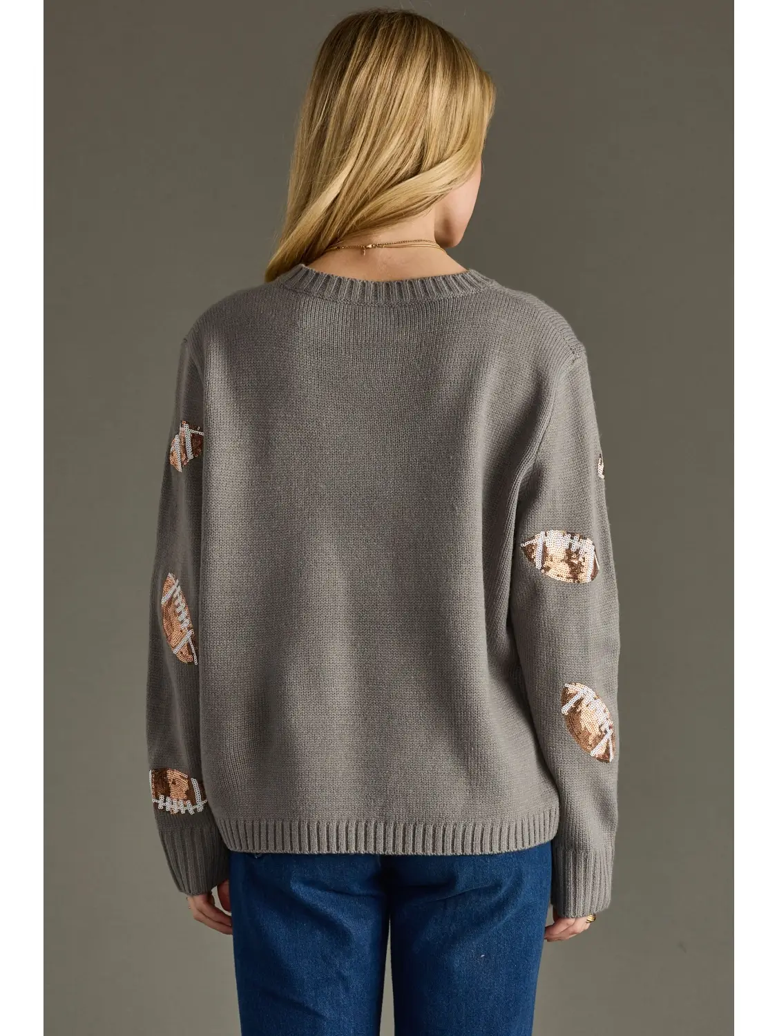 Football Sweater Grey