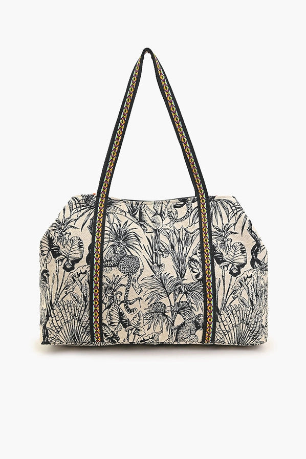 Tropical Leopard Tote