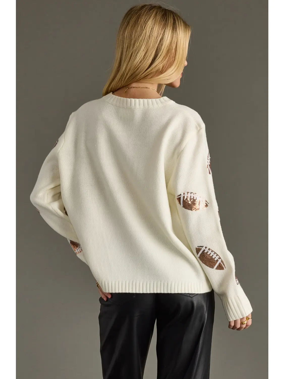 Football Sweater Ivory
