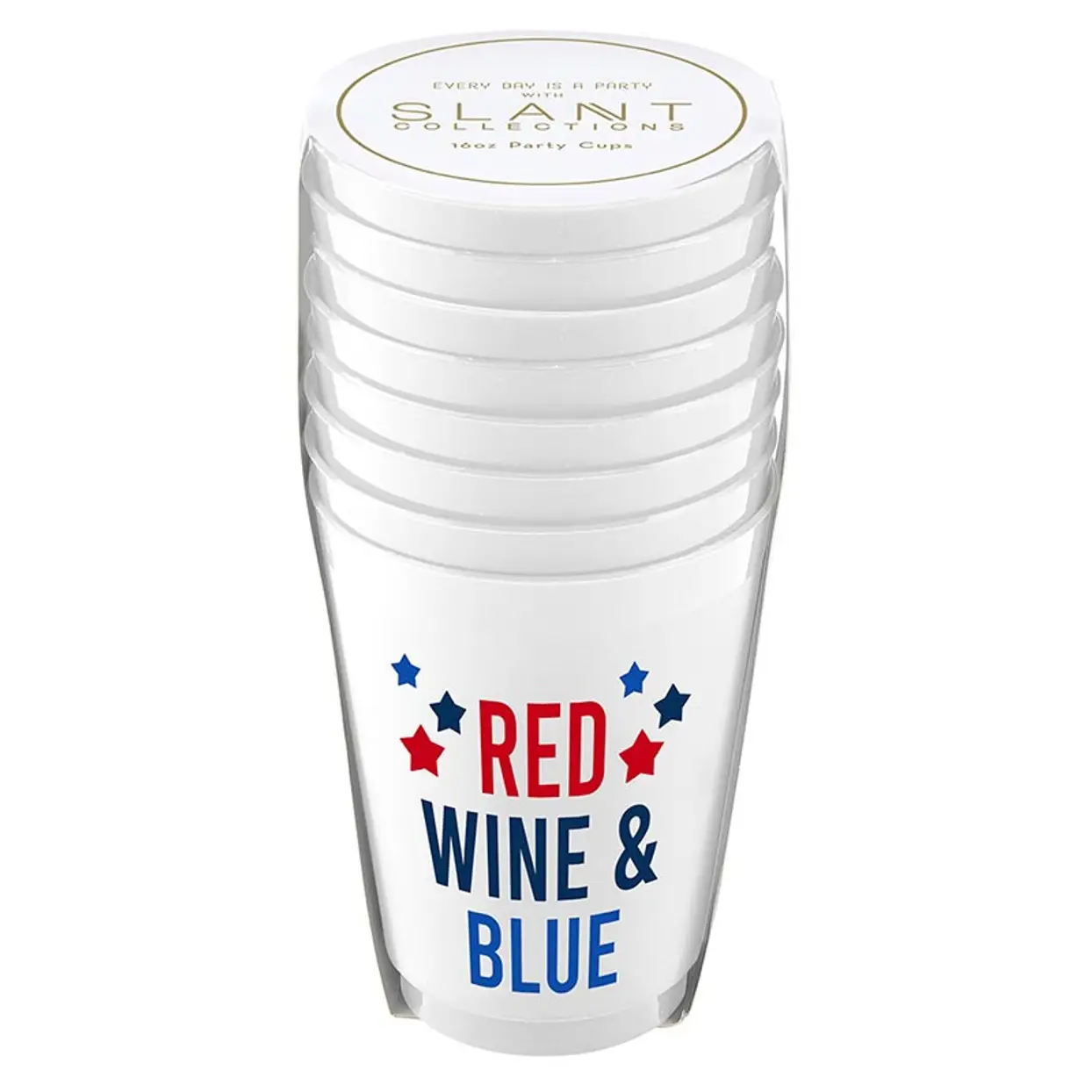 Frost Flex Cups Red Wine & Blue Set of 8