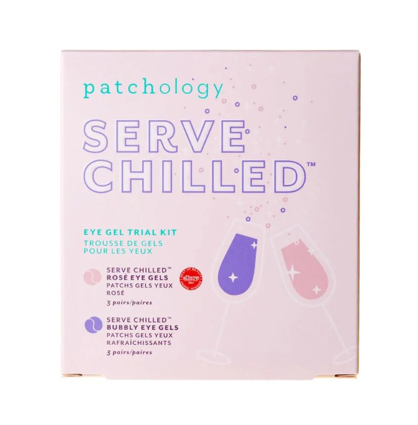 Serve Chilled Eye Gel Kit Rose & Bubbly