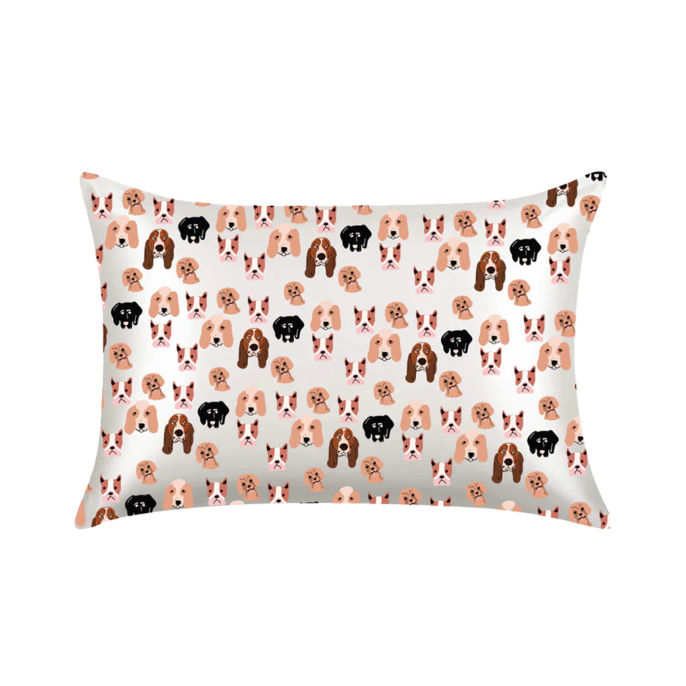 Satin Pillowcase Dogs