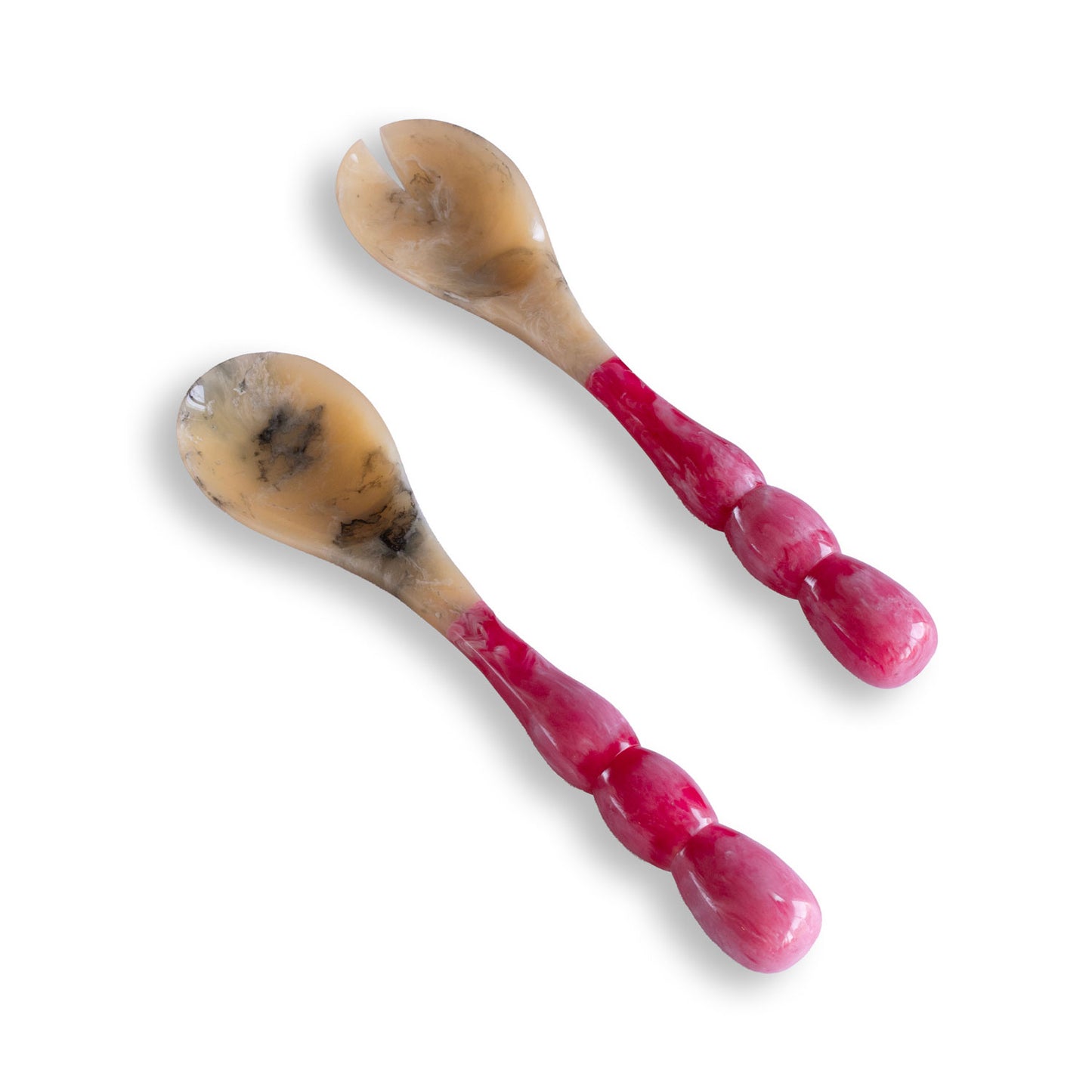 Rio Bubble Salad Servers Pink