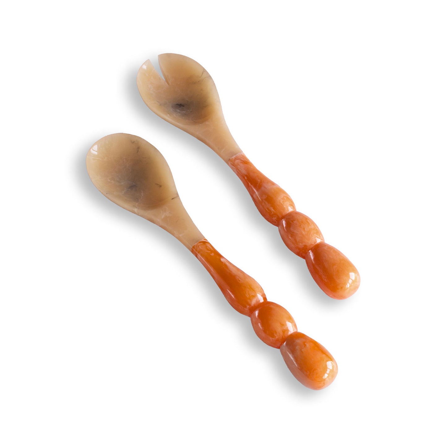 Rio Bubble Salad Servers Orange