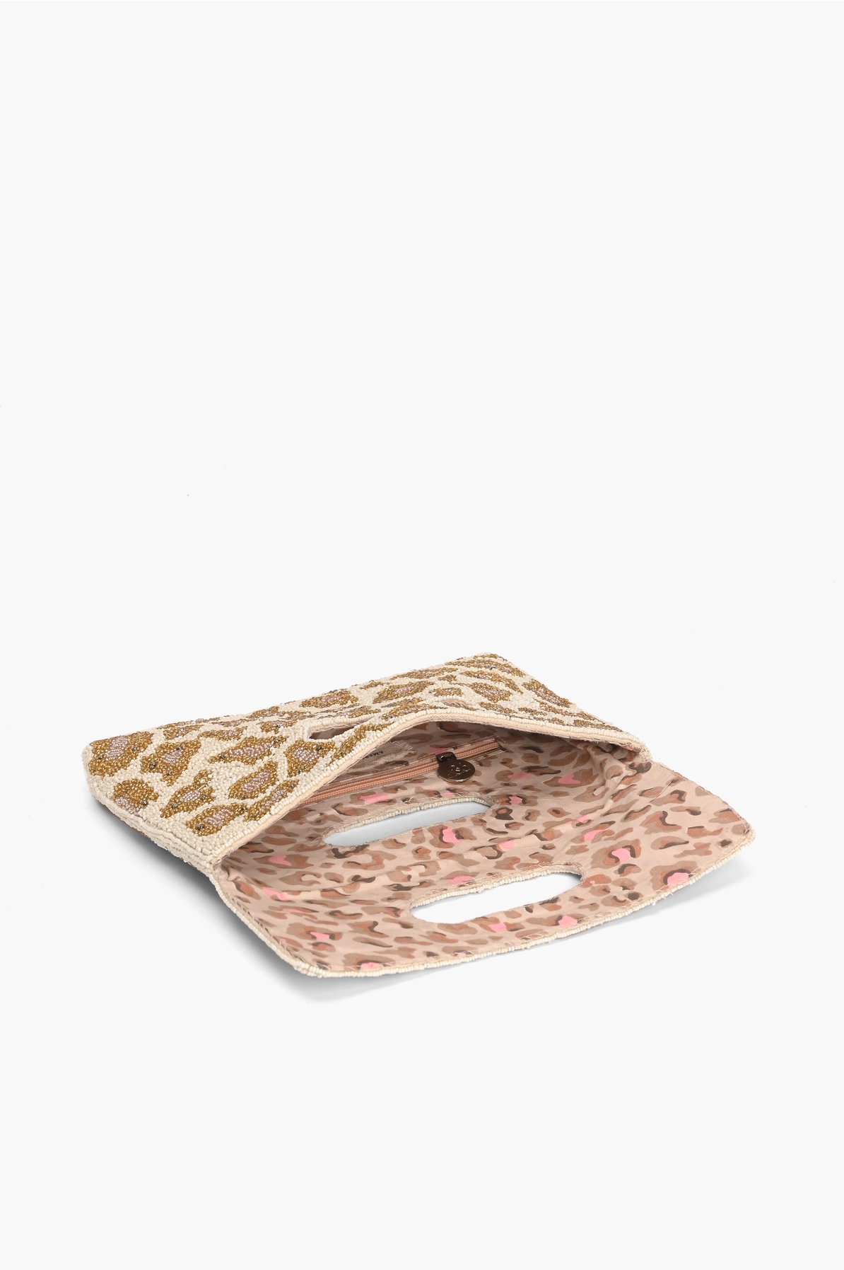 Leopard Clutch Rose Gold