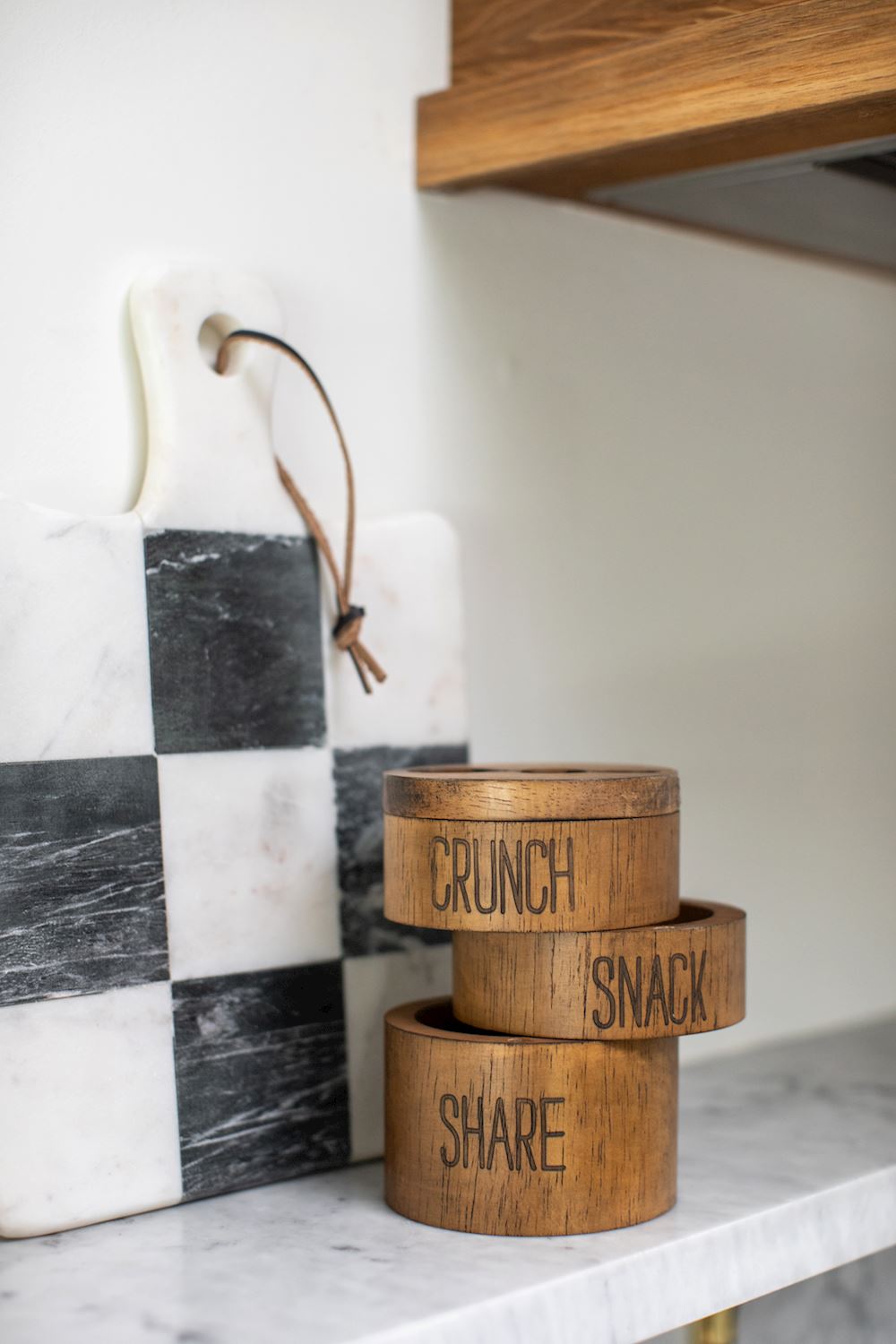 Marble Checkered Board Set