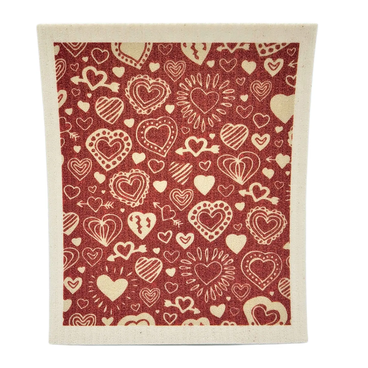 Organic Dishcloths Valentine's