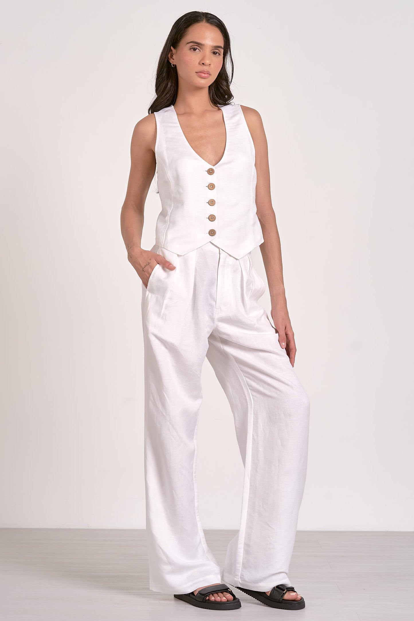 Hannah Vest White