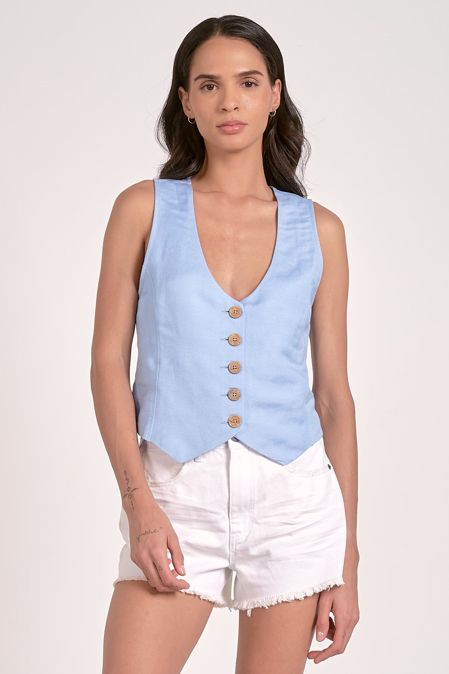 Hannah Vest Blue