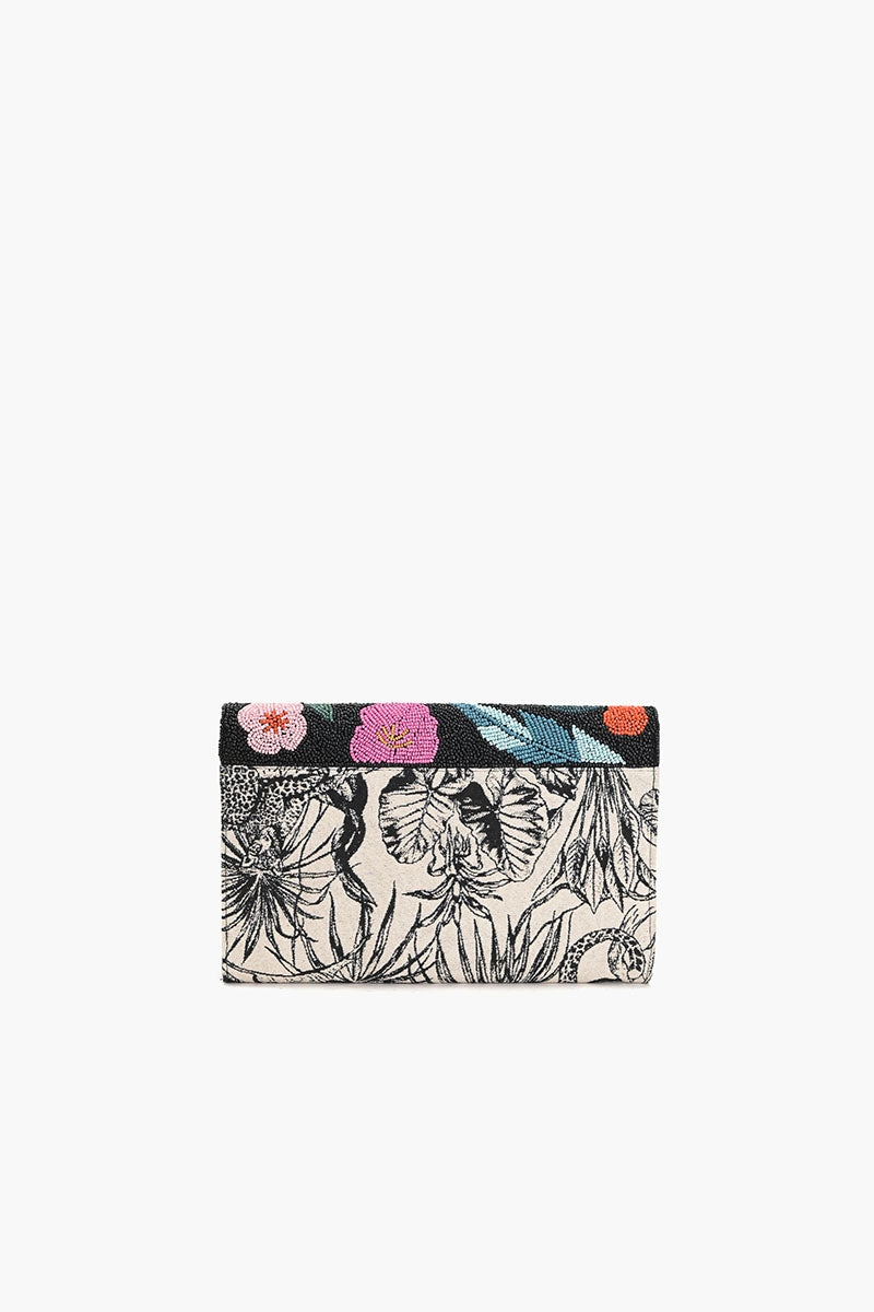 Tropical Leopard Clutch