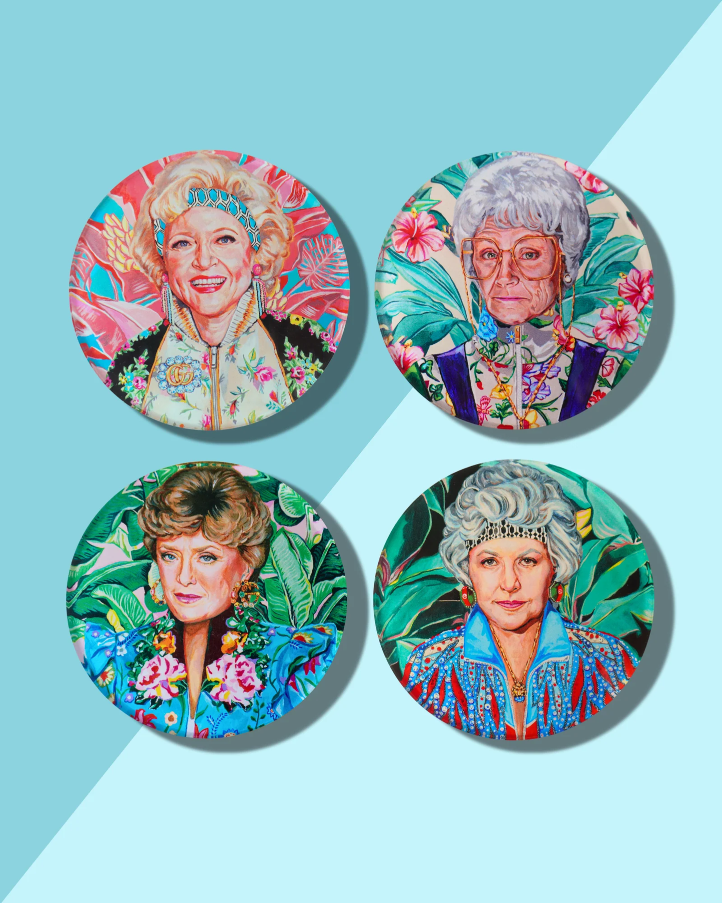 Golden Girls Coasters Set of 4