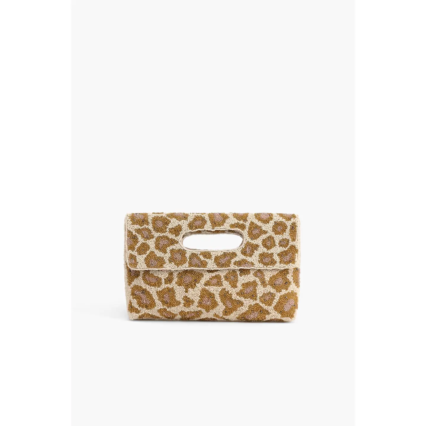 Leopard Clutch Rose Gold