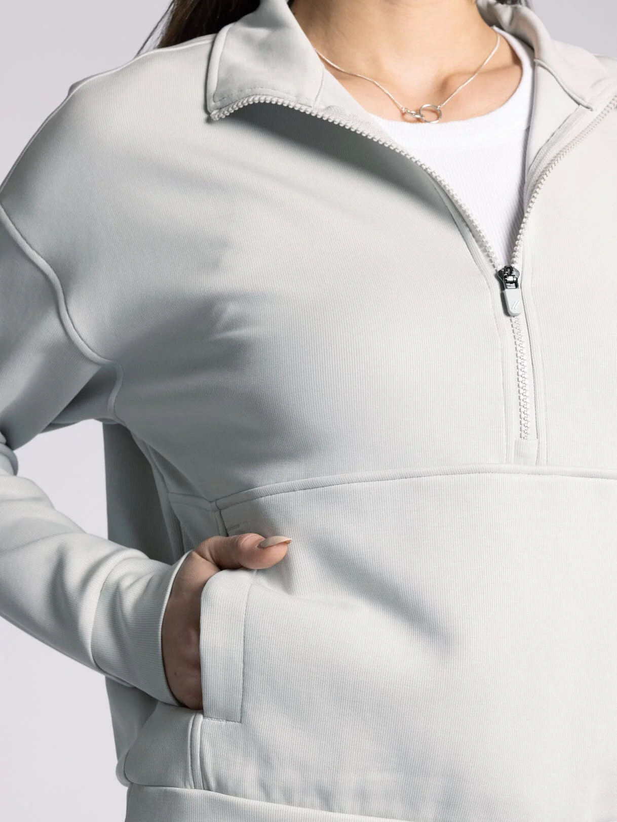 Bridget Pullover Silver Grey