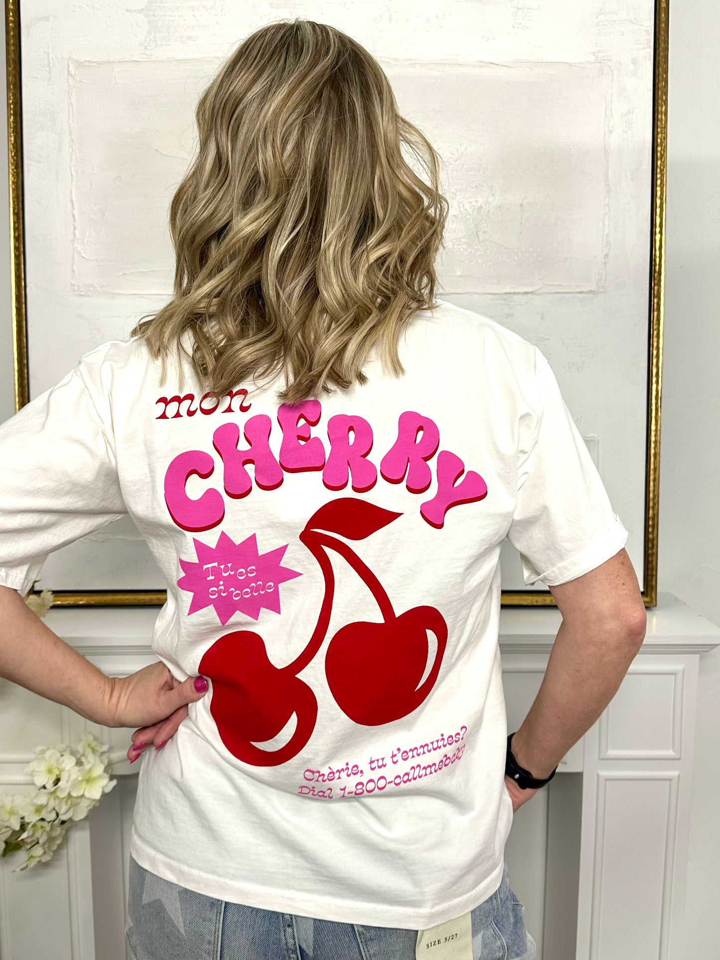 Mon Cherry T-Shirt White