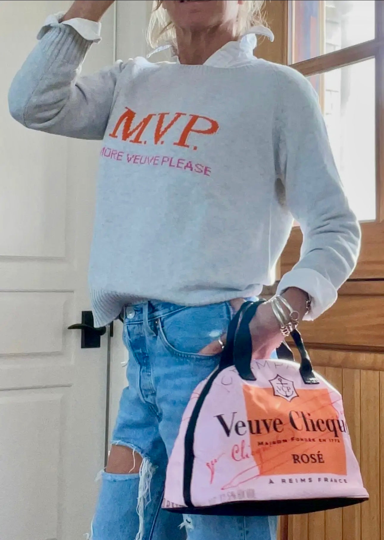 More Veuve Please MVP Sweater