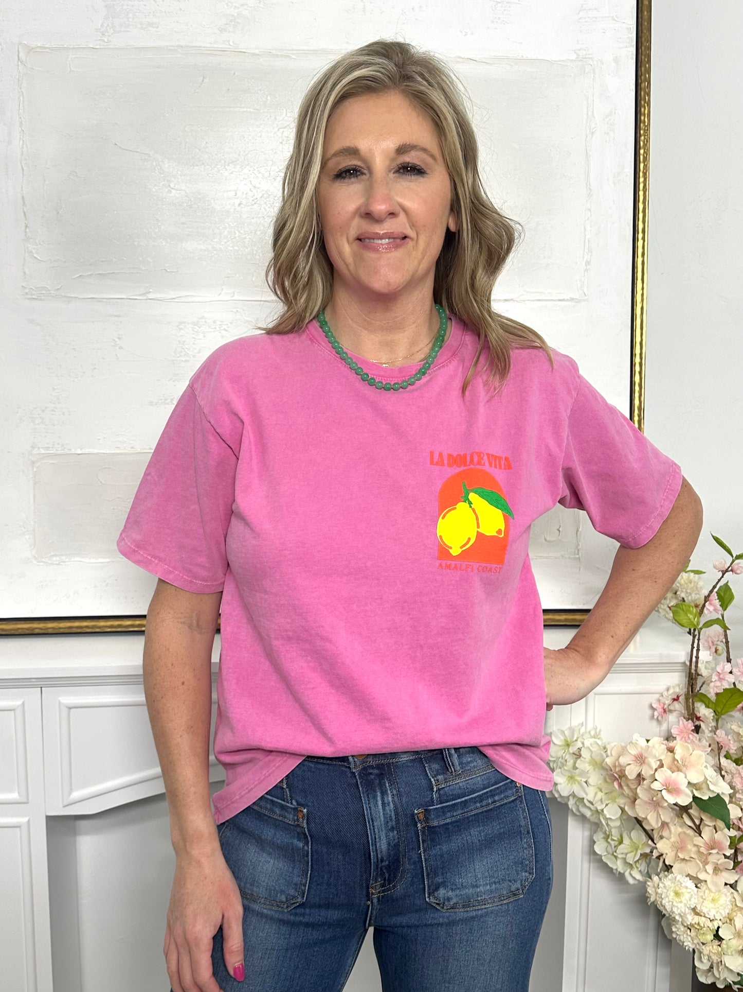 La Dolce Vita T-Shirt Pink