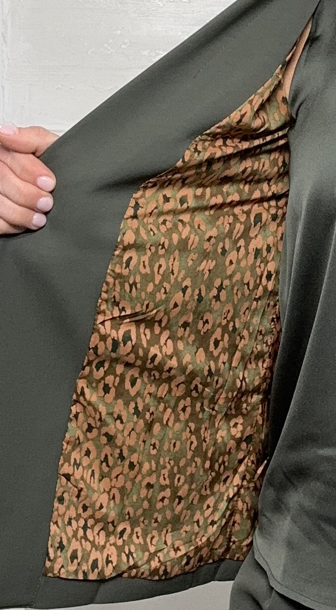 Alexis Blazer Dark Olive