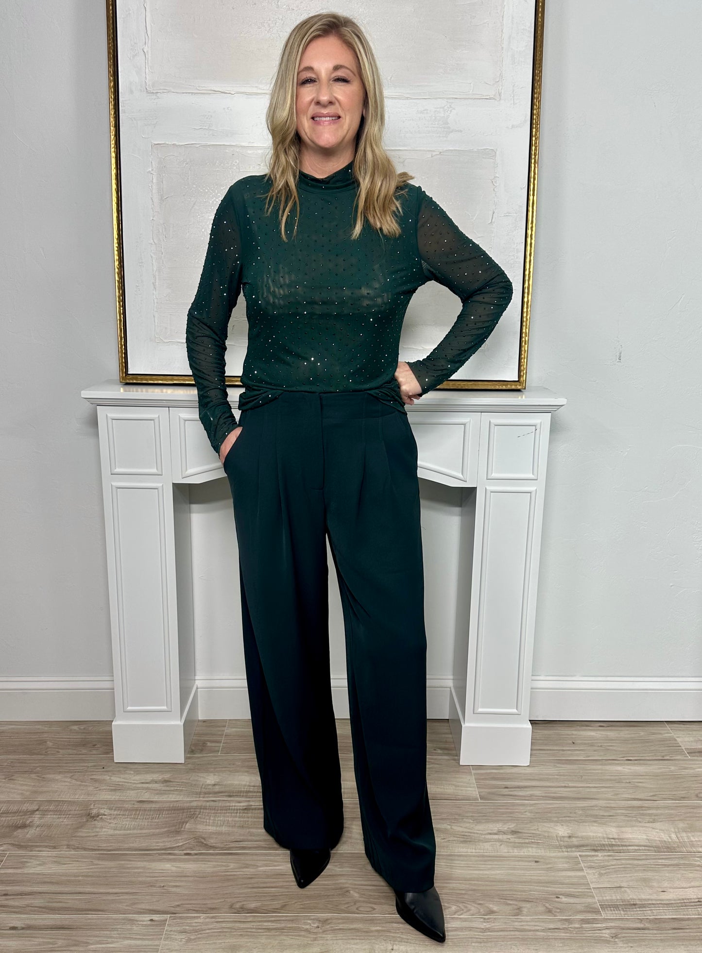 Darla Trouser Pants Forest Green