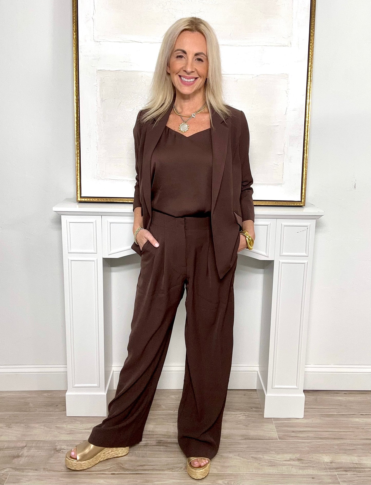 Alexis Blazer Espresso