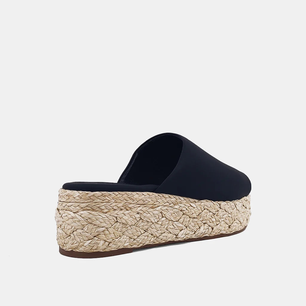 Lizzie Wedge Sandal Black