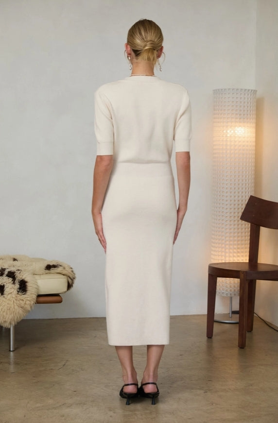 Brinley Dress Ivory