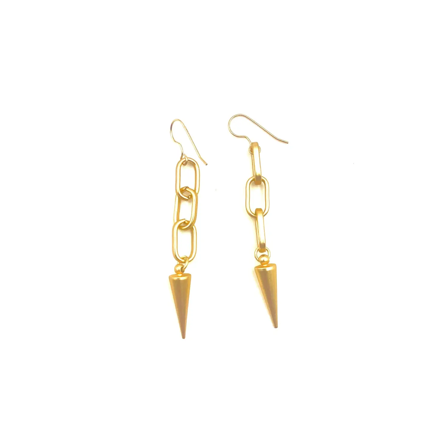 Spike Earrings Gold