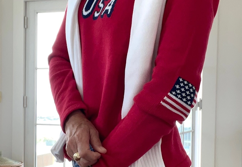 USA Flag Sweater