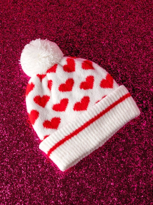 Heart Hat Ivory