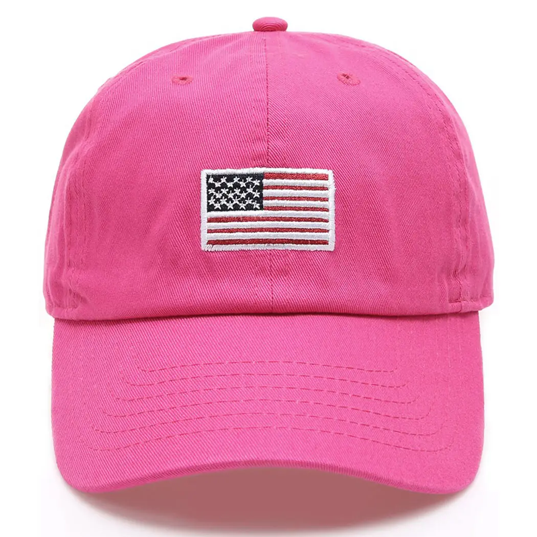 Flag Baseball Cap Pink