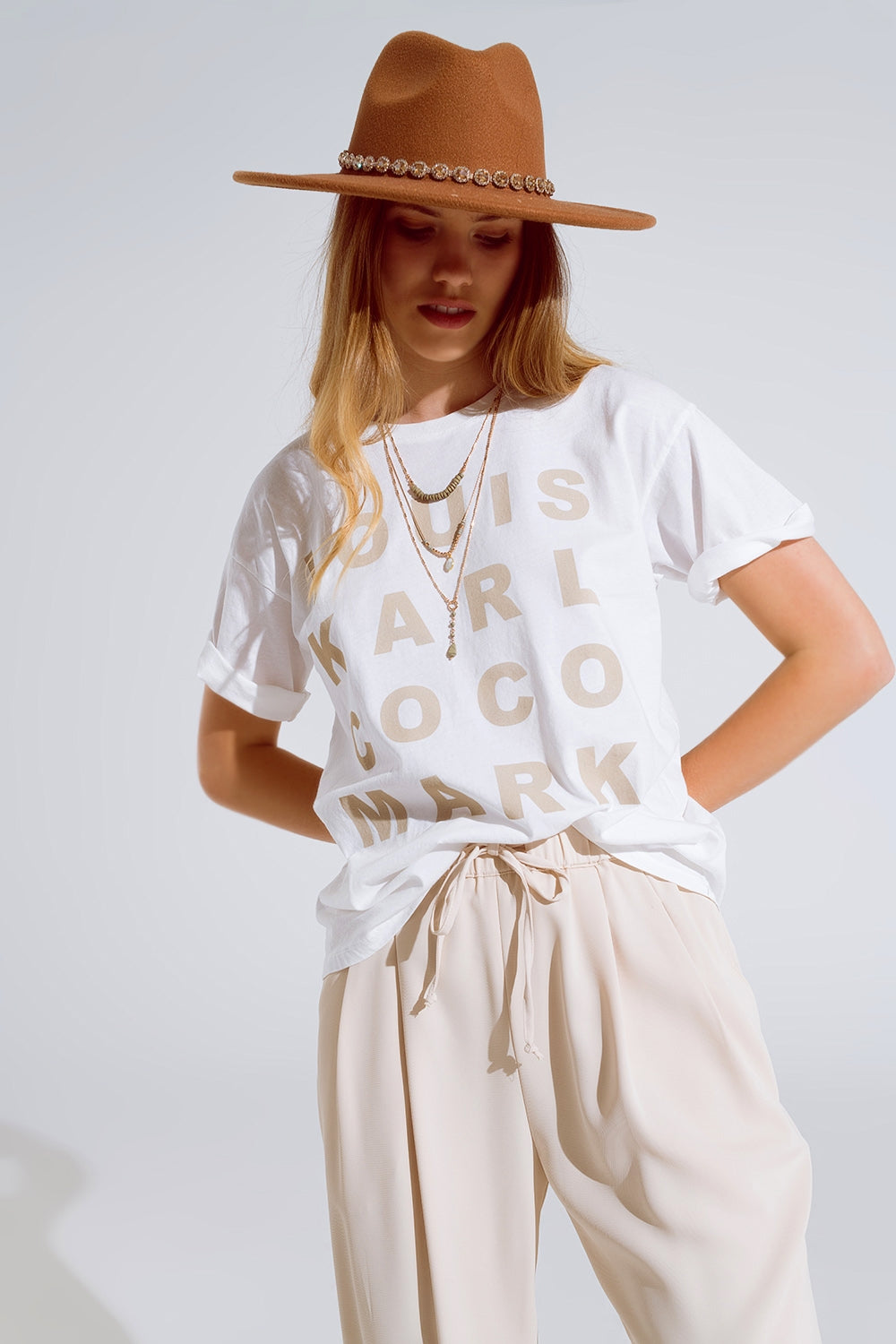 Designer T-Shirt Cream