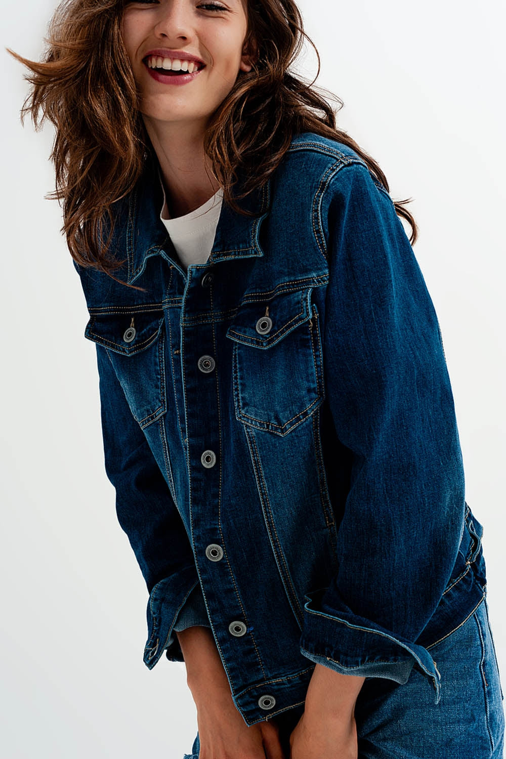 Belle Denim Jacket Dark