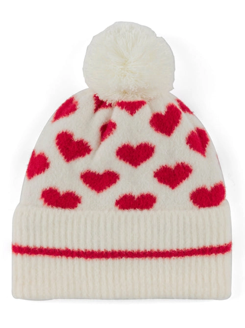 Heart Hat Ivory