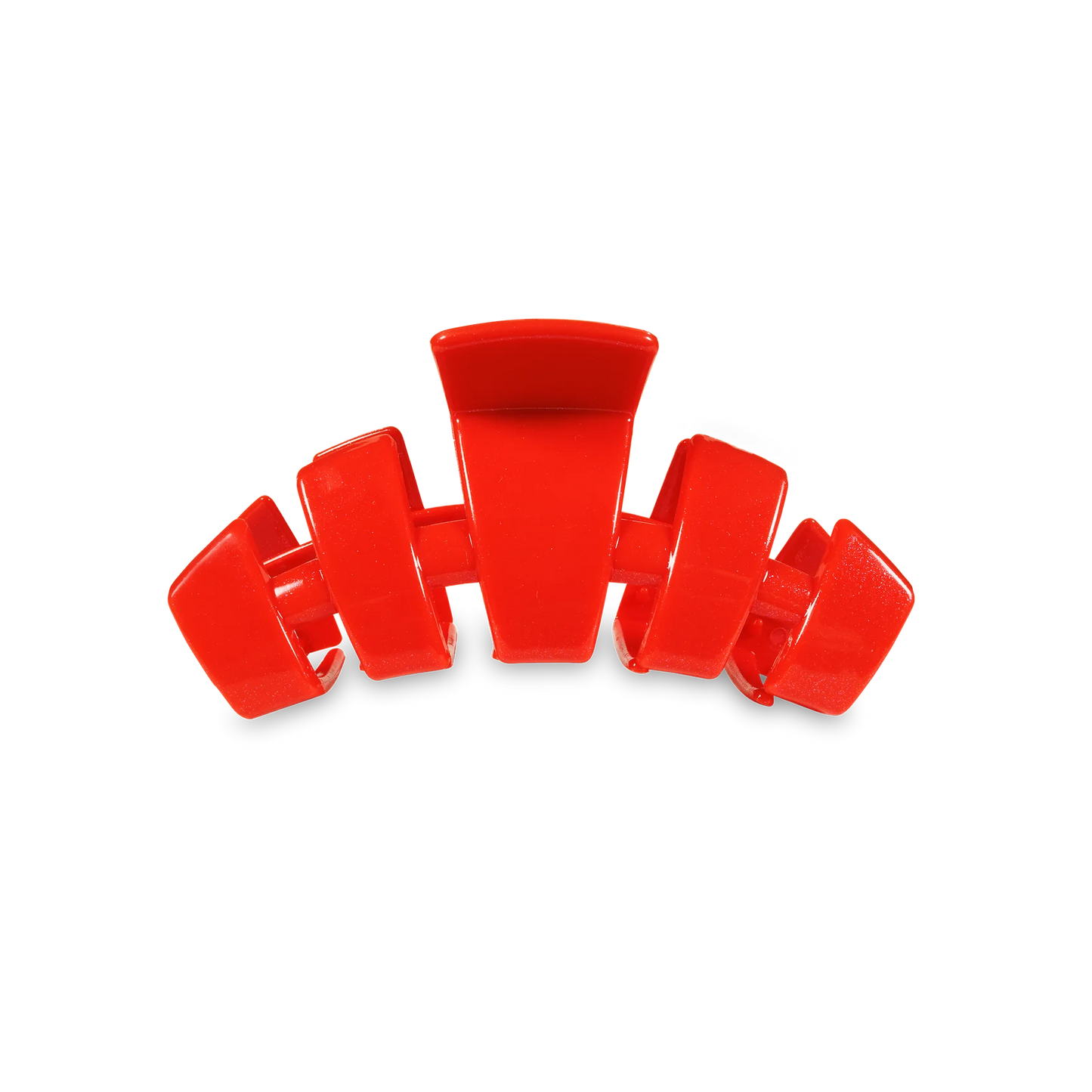 Classic Shimmer Red Hair Clip Small