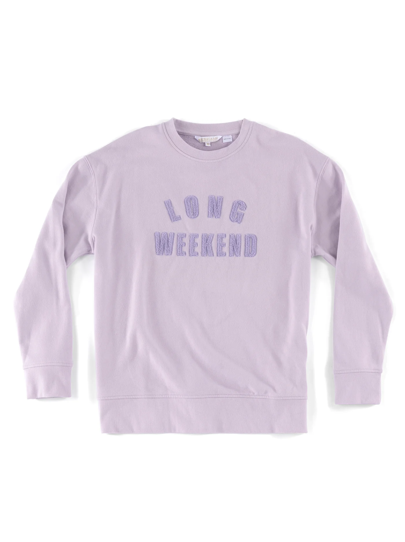 Long Weekend Sweatshirt Lilac