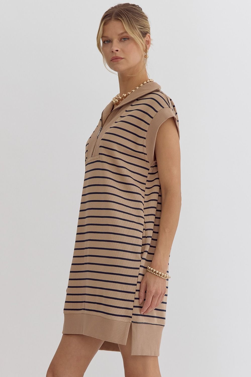 Avery Dress Taupe
