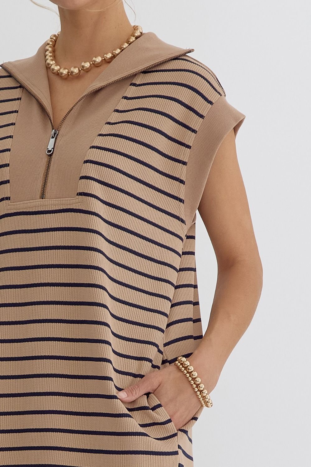 Avery Dress Taupe