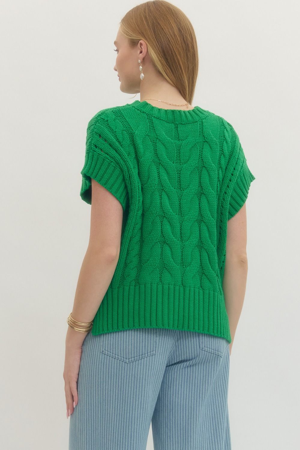 Cabi Sweater Green