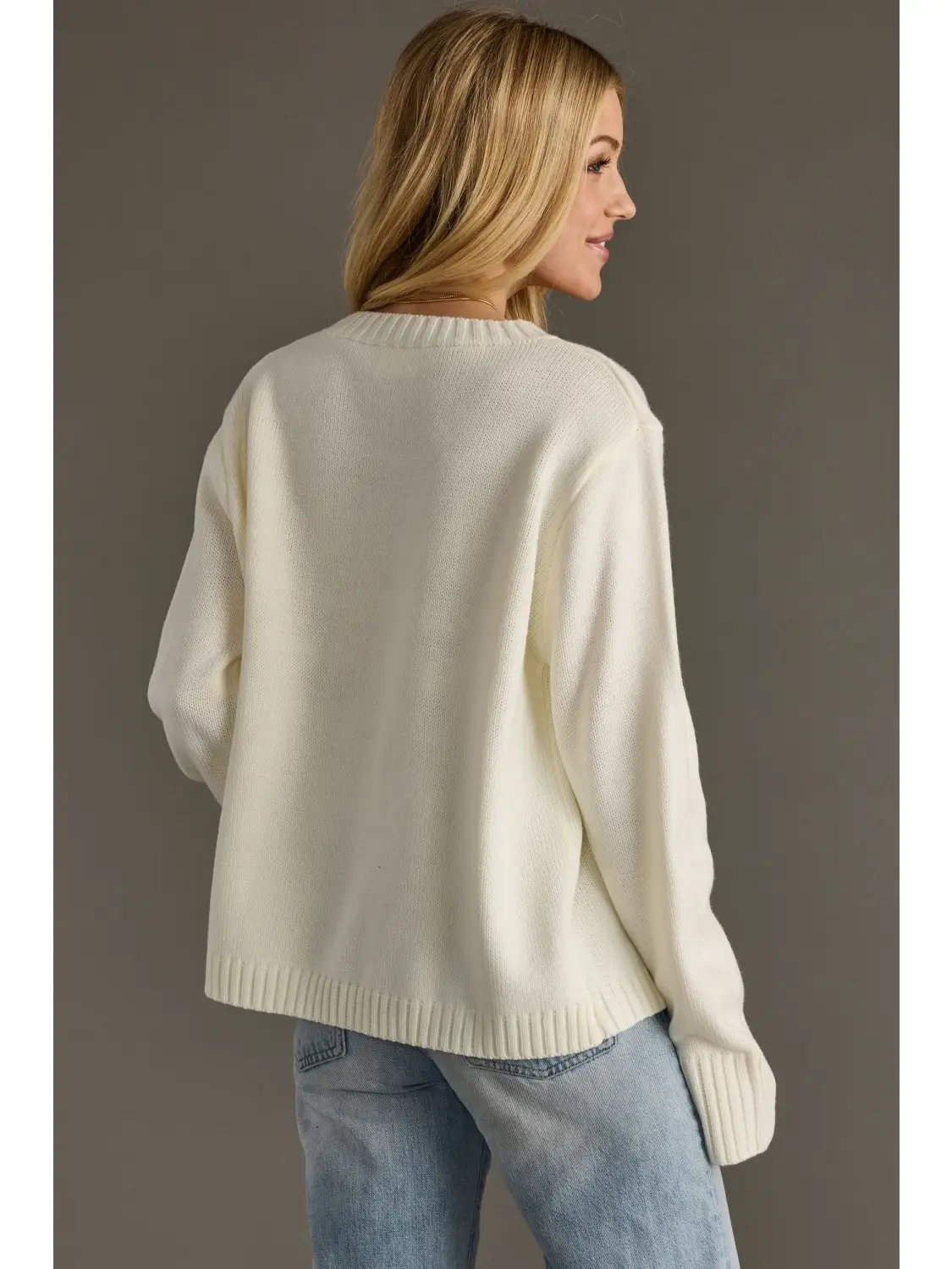 Game Day Sweater Ivory
