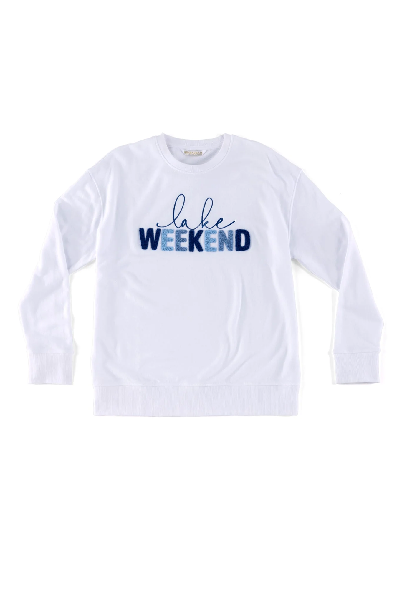 Lake Weekend Sweatshirt White