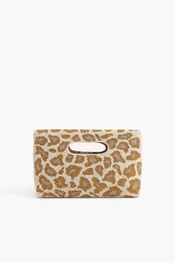 Leopard Clutch Rose Gold