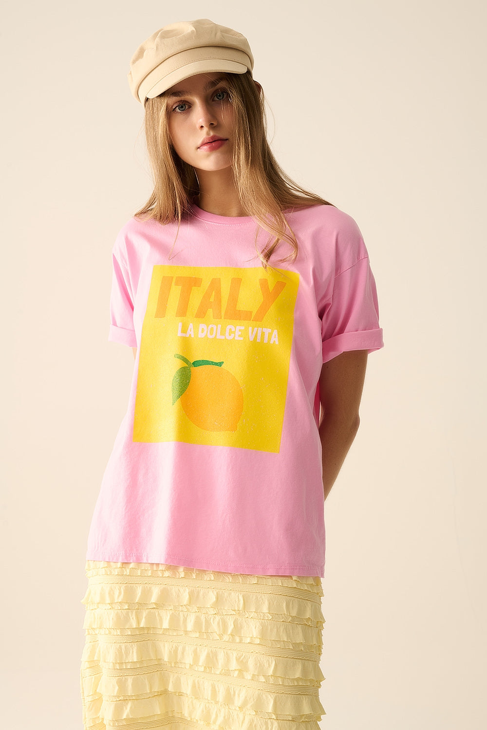 Italy T-Shirt Pink