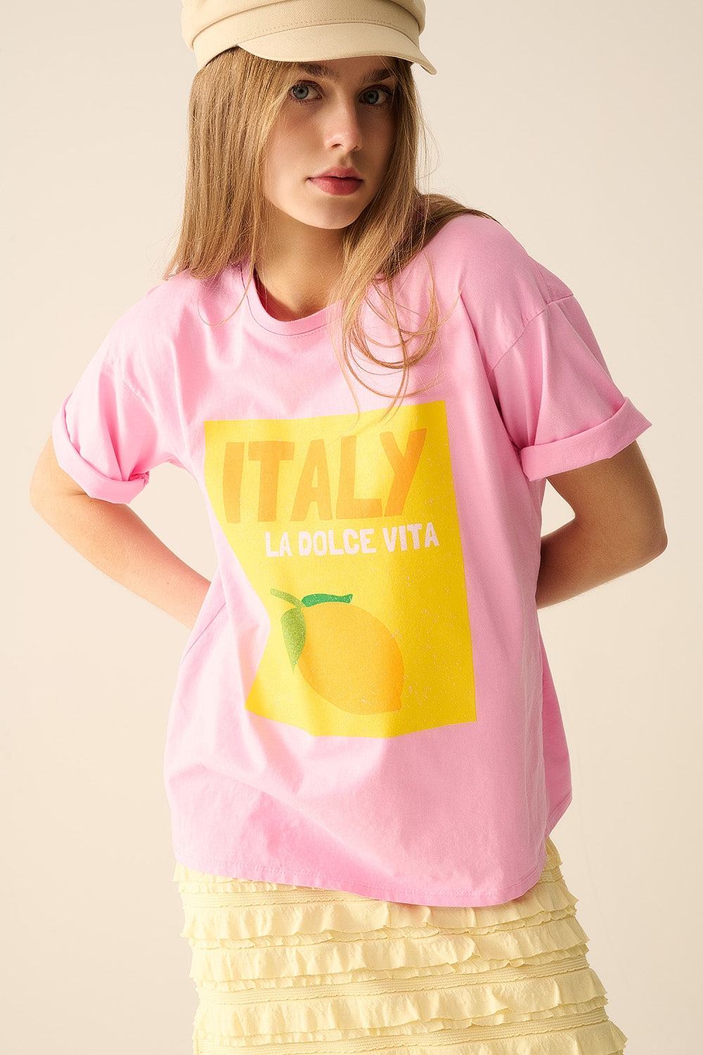 Italy T-Shirt Pink