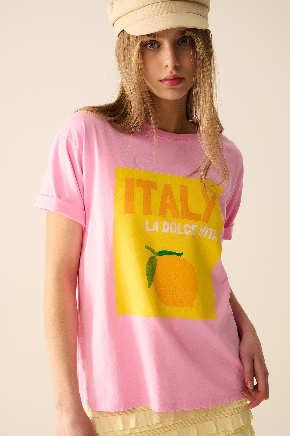Italy T-Shirt Pink