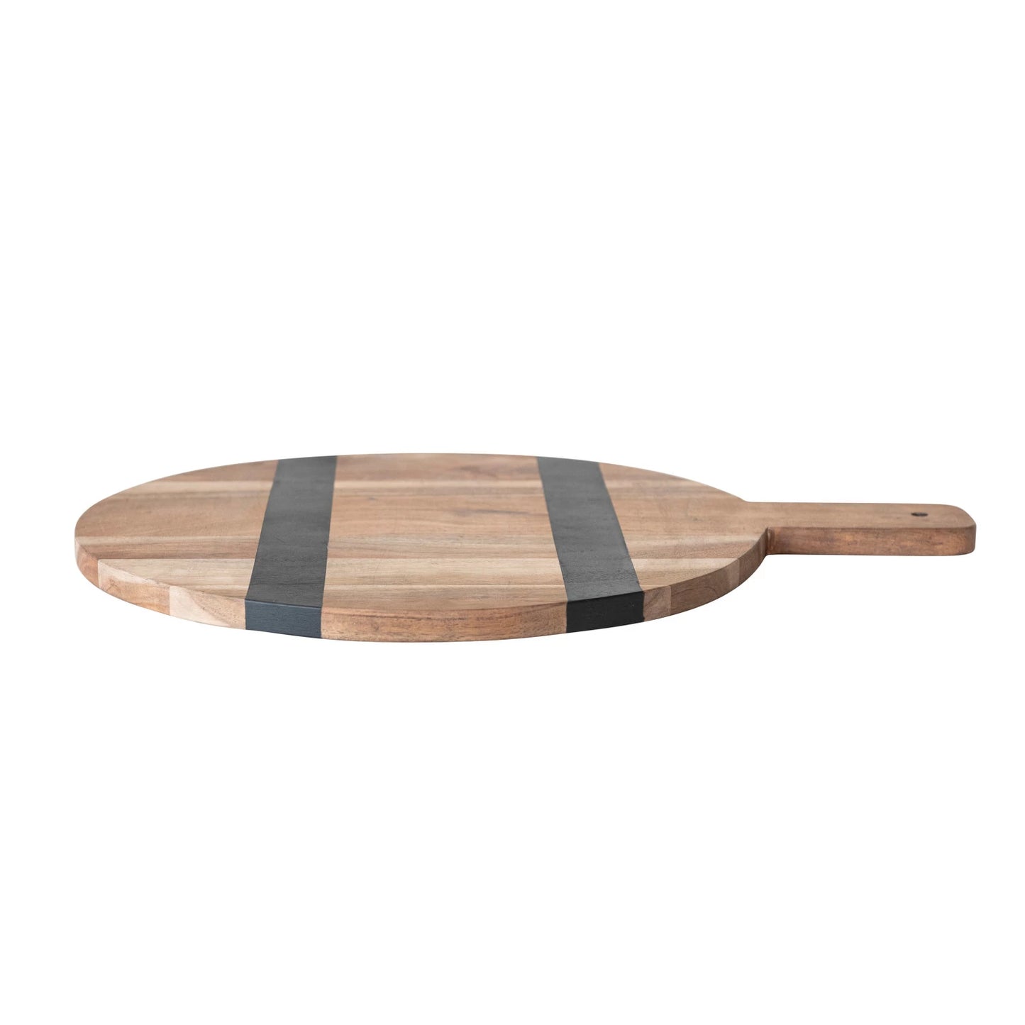 Mango Wood Cheese Board with Stripes