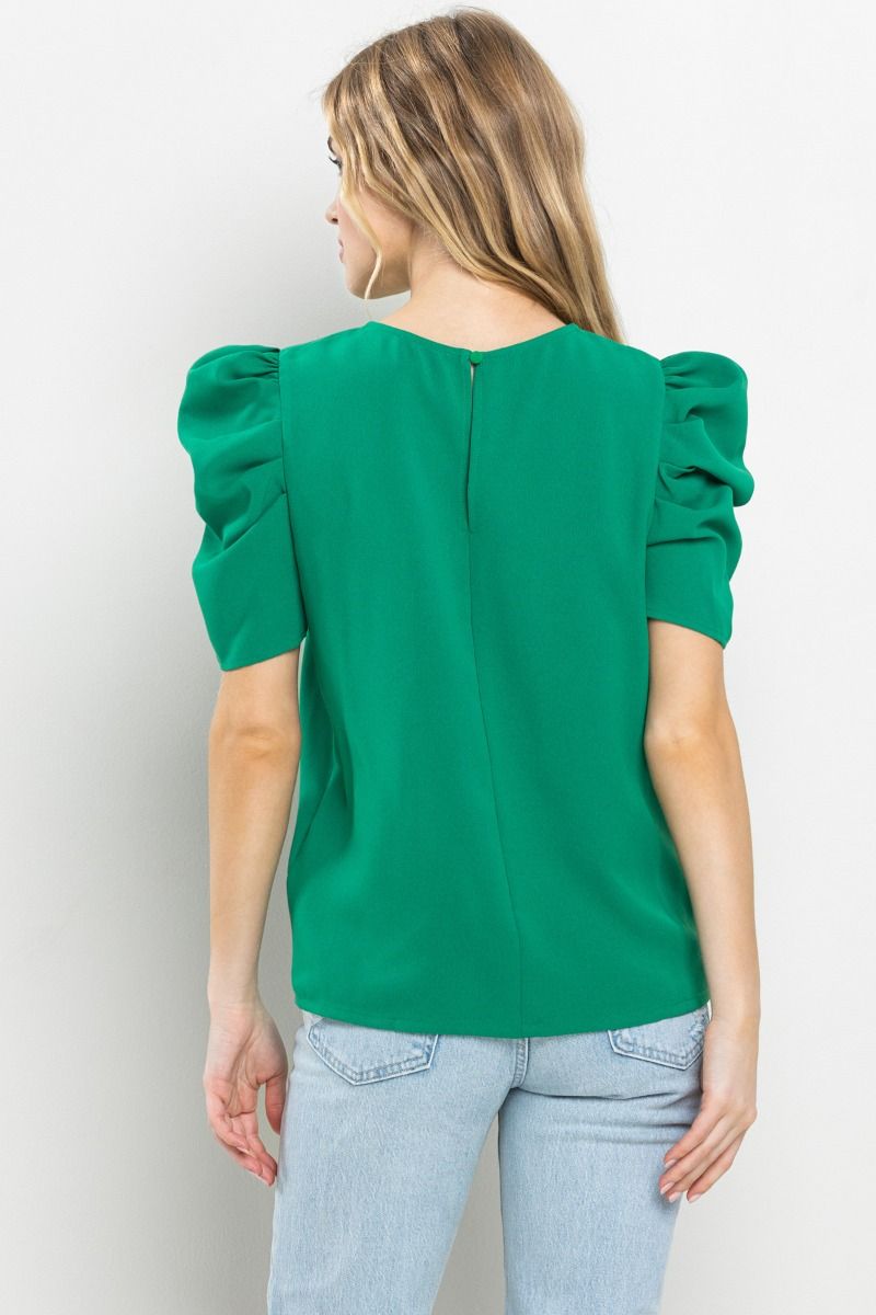 Sarah Top Kelly Green