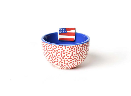 USA Flag Bowl by Coton Colors