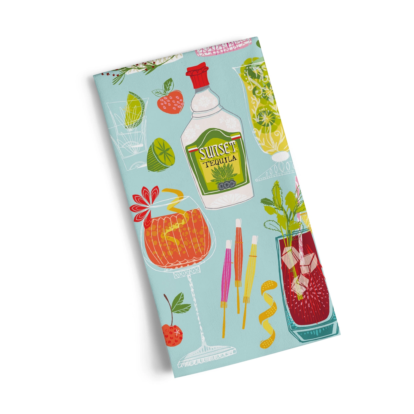 5 O'Clock Somewhere Tea Towel