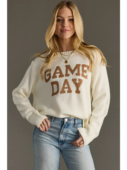 Game Day Sweater Ivory