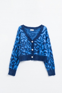 Leo Cardigan Blue