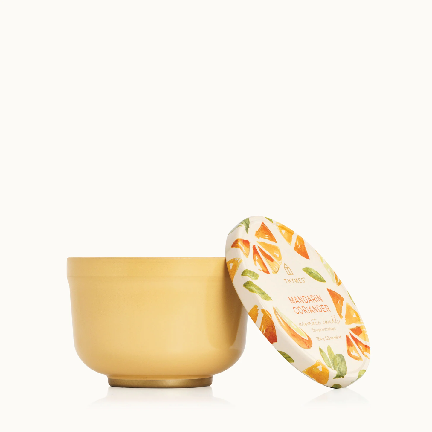 Mandarin Coriander Thymes Poured Candle Tin